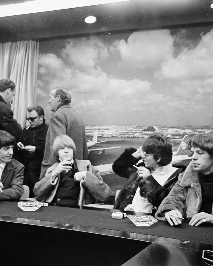 The Rolling Stones aan tafel